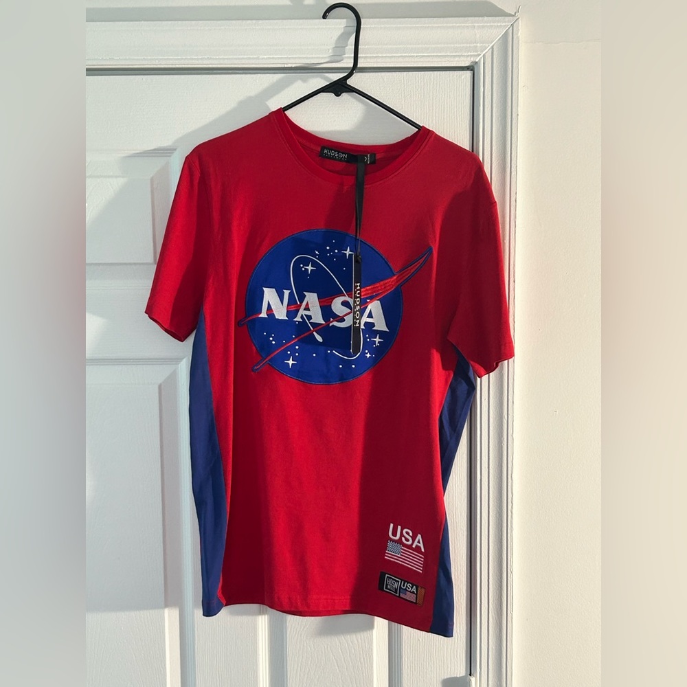 Red and Blue Hudson Outwear NASA Shirt